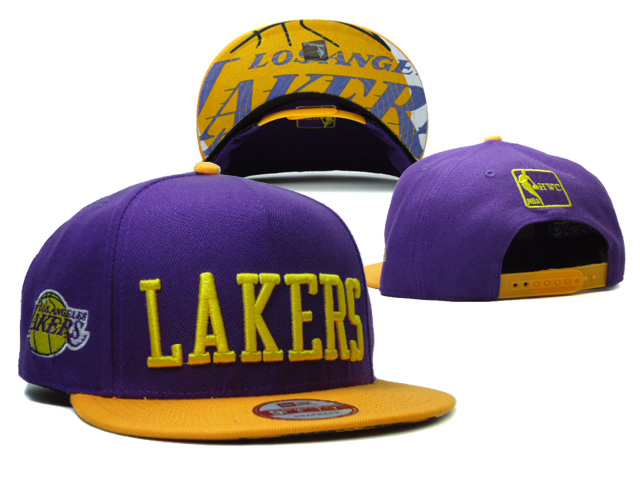 NBA Los Angeles Lakers NE Snapback Hat #99